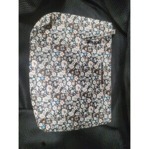 Steve Madden Floral Cosmetic Bag Beauty And Makeup Double Zipper